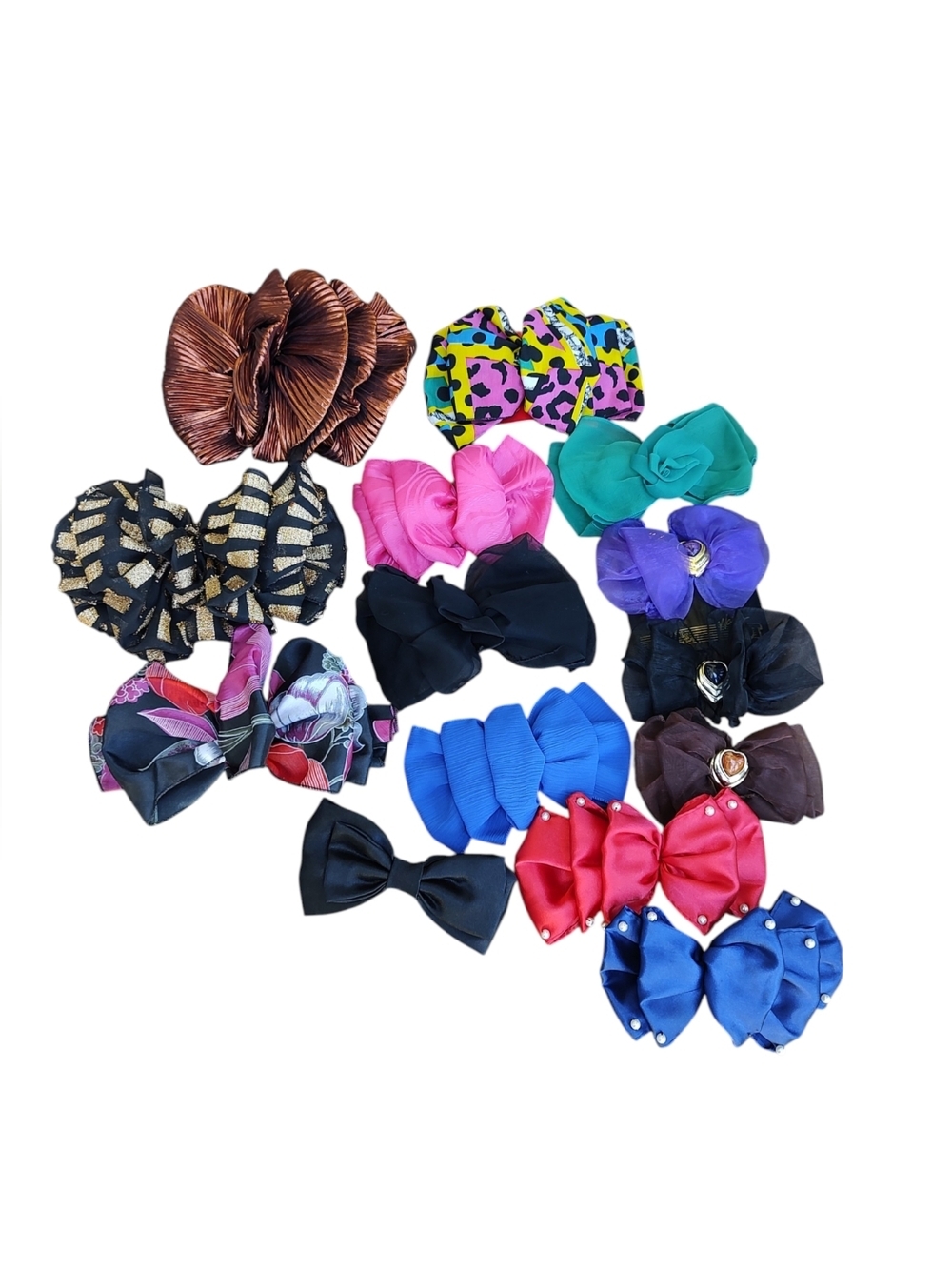 Set Of Fourteen Vintage 90s Y2K Hair Bows